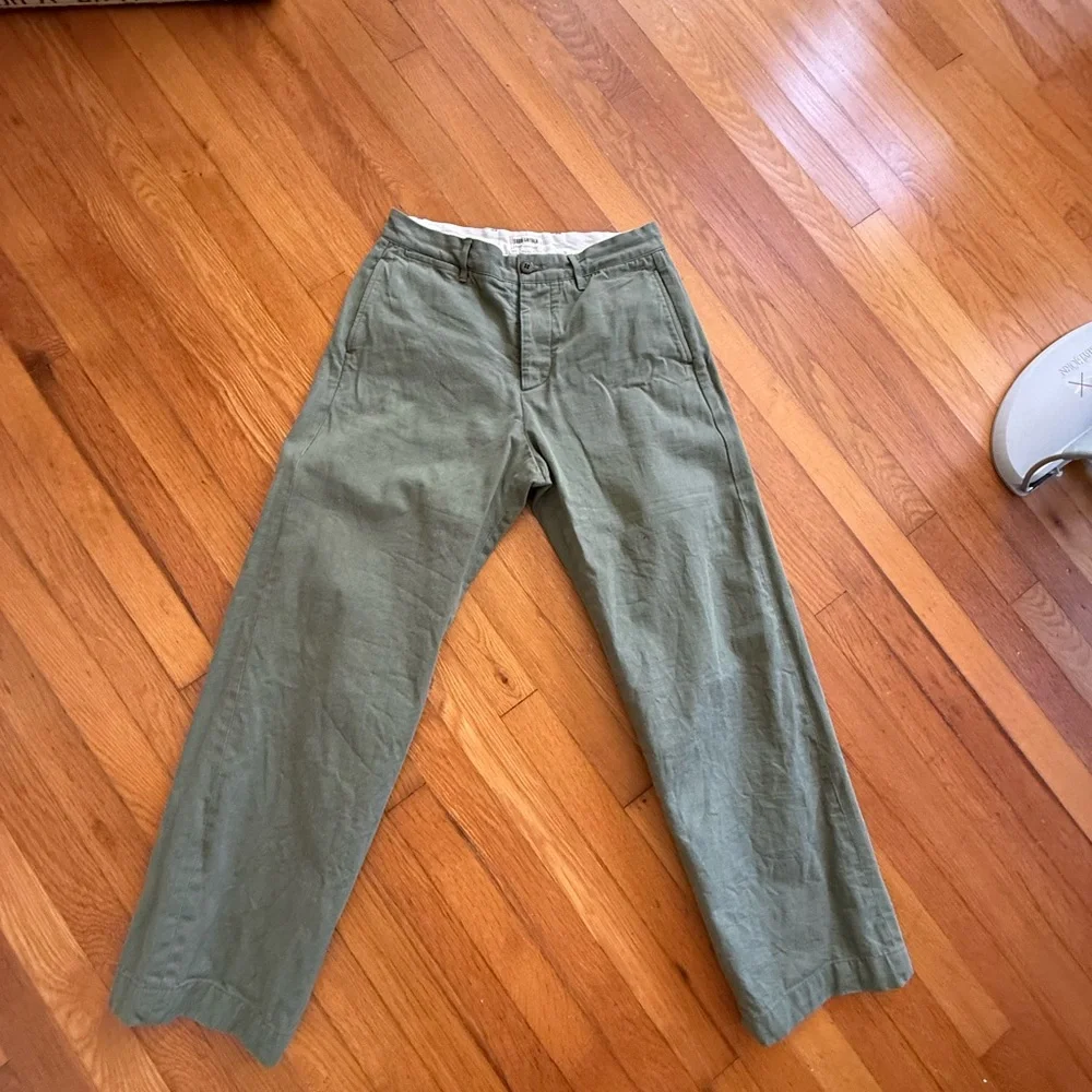 Todd Snyder Olive Green Chinos